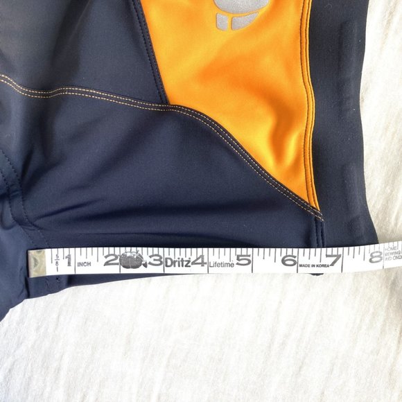 Pearl Izumi Women's Padded Elite Series Black and Orange Bike Shorts Size M - Picture 11 of 12